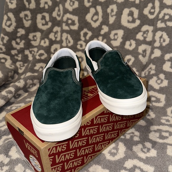 New Vans Slip-On 59  in Jungle Green & Snow White 😍 - Picture 3 of 17